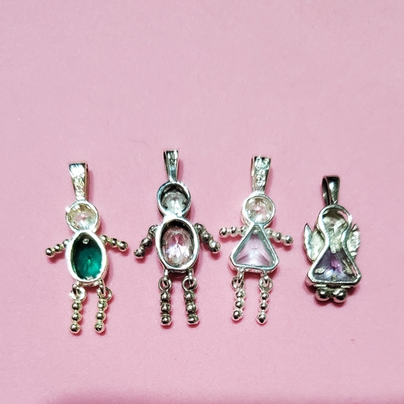 Sterling Silver People & Angel Charms - Picture 2 of 2